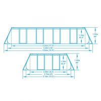 Каркасный бассейн Bestway 56466 (549х274х122) с песочным фильтром