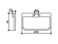 Keuco Moll Кольцо для полотенца 12721 схема 2