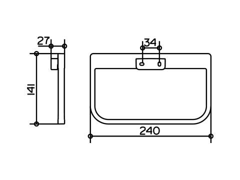 Keuco Moll Кольцо для полотенца 12721 схема 2
