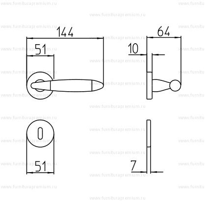 Ручка Mandelli 461 Totem