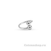 Кольцо серебряное "Поцелуйчик"