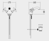 Devon&Devon Austin смеситель для раковины utau910 схема 1