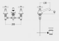 Devon&Devon City смеситель для раковины utci100 схема 1