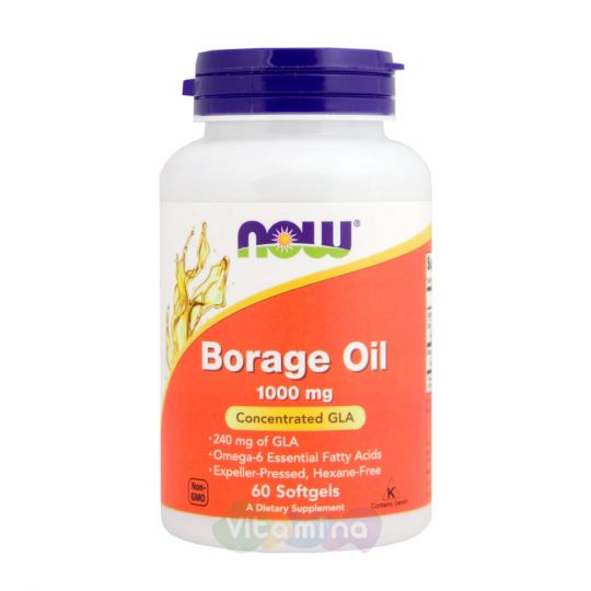 Борадж Ойл 60 капс. Масло бурачника Гамма-линоленовая кислота