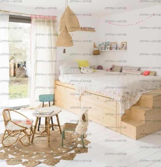 Кровать-подиум Фокси №62