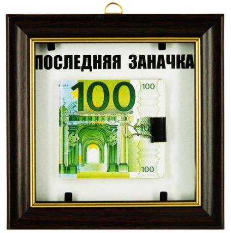 Прикол в рамке 100 ЕВРО