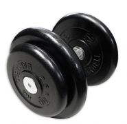 Гантель неразборная черная 18,5 кг MB Barbell MB-FdbM-B18,5