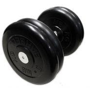 Гантель неразборная черная 23,5 кг MB Barbell MB-FdbM-B23,5