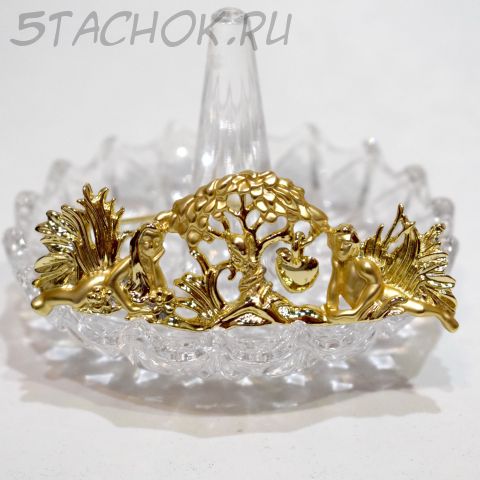 Брошь "Адам и Ева" цвет золота (AJC США)