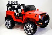 Детский электромобиль Jeep Sahara красный