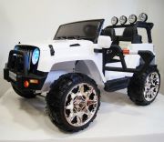Детская машина Джип Sahara white двухместный