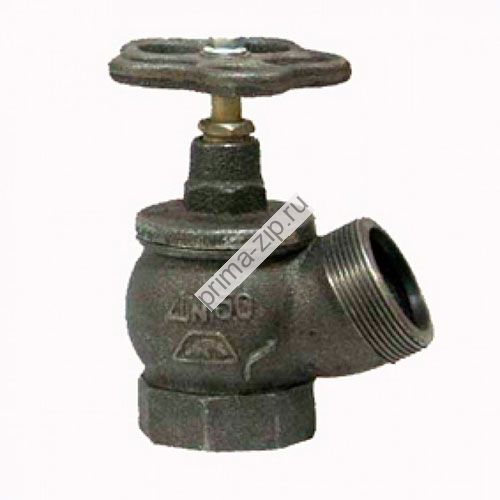 Клапан РПТК-50 угловой чугун муфта/цапка