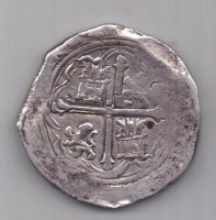 8 реалов - макукин 1556 -1598 г. Пиратские! Америка. Испания.