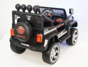 Детский электромобиль Джип Sahara-3 black - вид сзади
