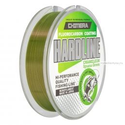 Леска Chimera Hardline Fluorocarbon Coating Chameleon Iguana Green 100 м