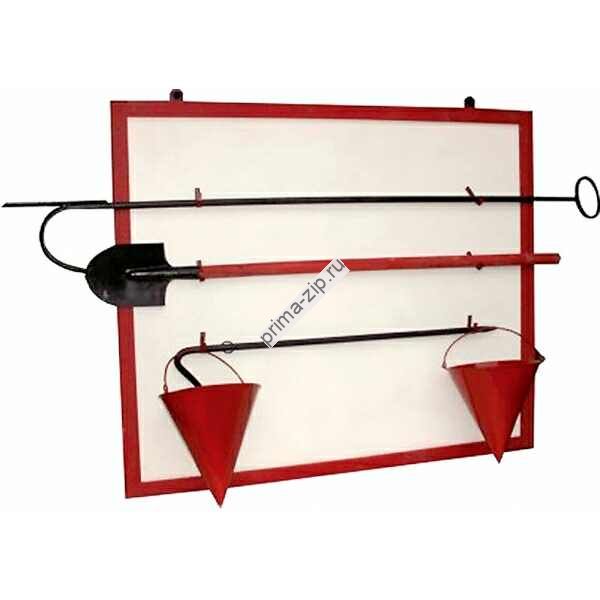 Щит пожарный металлический открытого типа (с комплектующими)