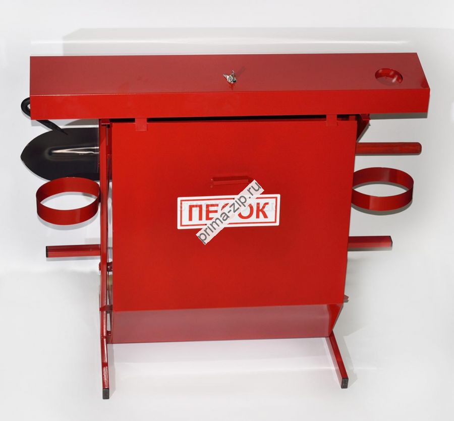 Стенд металлический закрытый с ящиками для песка (с комплектующими)