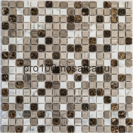 Detroit POL камень. Мозаика серия STONE,  размер, мм: 305*305*4 (BONAPARTE)