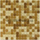 Aqua 350 (на сетке) стекло. Мозаика серия ECONOM,  размер, мм: 327*327*4