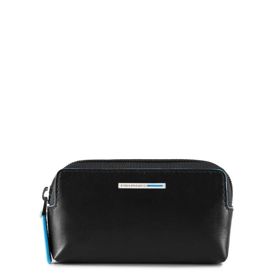 Ключница Piquadro PC4216B2/N на молнии с двумя кольцами черная