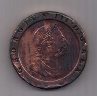 2 пенни 1797 г. Великобритания