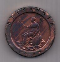 2 пенни 1797 г. Великобритания