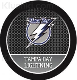 Брелок шайба с цветным логотипом ХК "Tampa Bay Lightning"