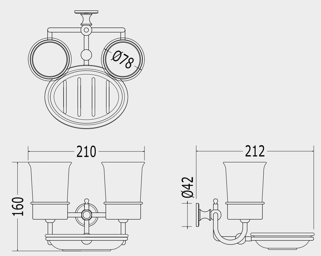 Стакан Devon&Devon First Class DD33055 схема 1