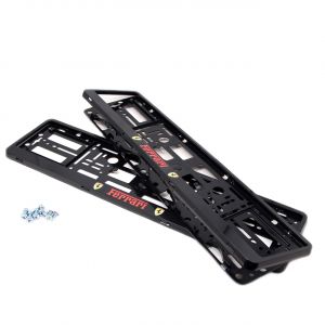 Рамки номера Ferrari - черные