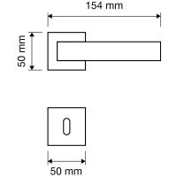 Ручка Linea Cali Giro 487 RO 024  размеры