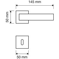 Ручка Linea Cali Corner 505 RO 024 размеры