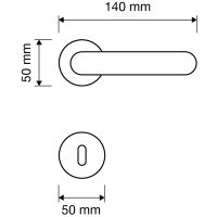 Ручка Linea Cali Dalia  RO 103 OL размеры