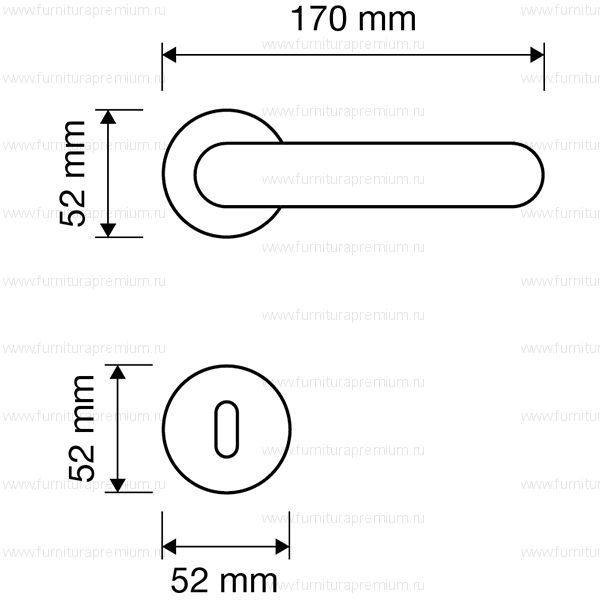 Ручка Linea Cali Ibis Black 691 RO 023