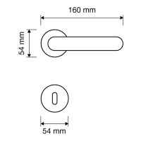 Ручка Linea Cali Opera Swar.1056 RO 112 размеры