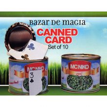 Карта в консервной банке - Canned Card (1 банка) by Bazar de Magia