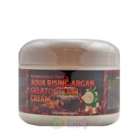 Elizavecca Крем паровой увлажняющий Milky Piggy Aqua Rising Argan Gelato Steam Cream 2