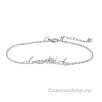 Браслет серебряный "GOOD LUCK"