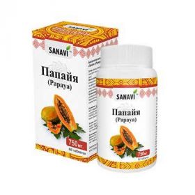ПАПАЙЯ 60таблеток по 750 мг (SANAVI)