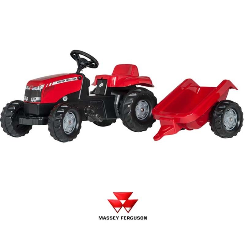 Трактор педальный rollyKid Rolly Toys Massey Ferguson 012305