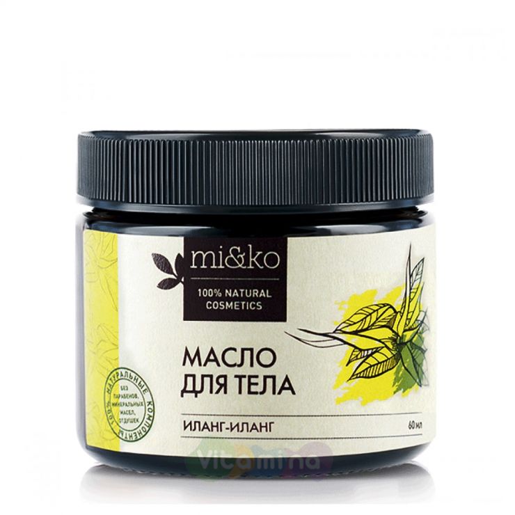Mi&Ko Масло для тела Иланг-иланг для сухой кожи, 60 мл