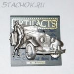 Брошь "Дама и авто" (JJ США)
