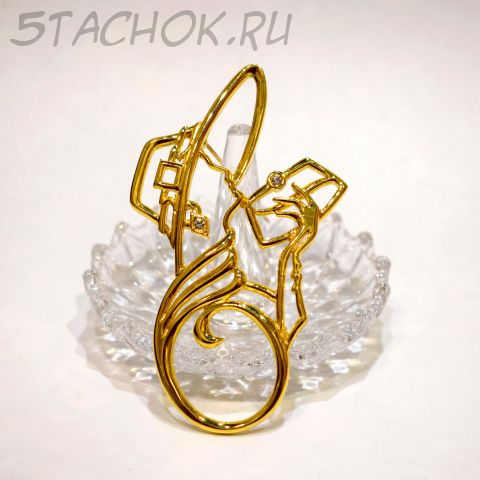 Брошь "Дамочка" (JJ США)