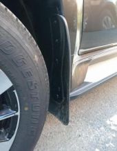 Брызговики передние Unidec, полиуретан на Pajero Sport 3