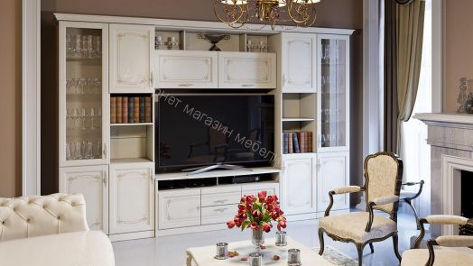 Кровать с ПМ "Адель" Тип 1 без заглушины (Велюр мокко светлый)