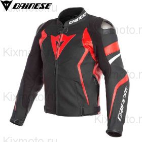 Мотокуртка кожаная Dainese Avro 4, Черный/Красный