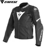 Мотокуртка кожаная Dainese Avro 4, Чёрно-белая