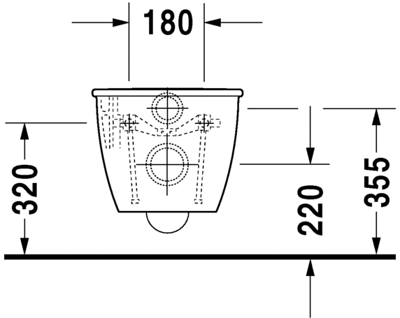 Подвесной унитаз Duravit Darling New 254509 ФОТО