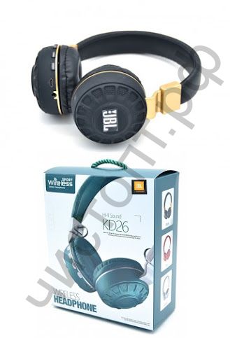Bluetooth гарнитура стерео KADUM KD-26, MP3, FM, Control Talk большие