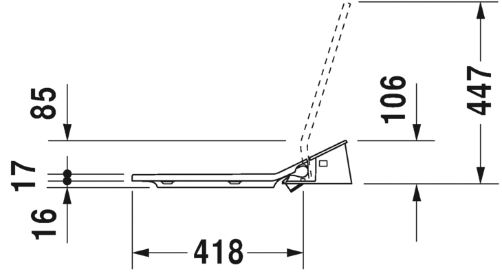 Сиденье с крышкой для унитаза Duravit с душем SensoWash Slim Happy D.2 ФОТО