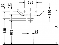 Раковина Duravit DuraStyle 65х44 231965 схема 4